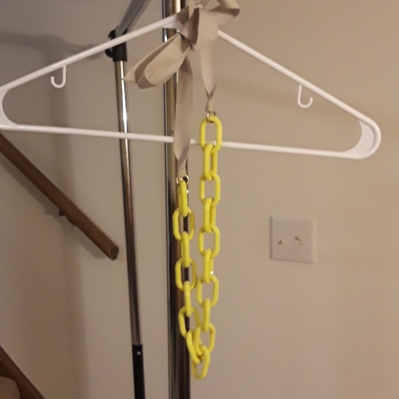 J. Crew Jewelry - J crew yellow plastic necklace